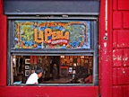 people inside La Perla shop