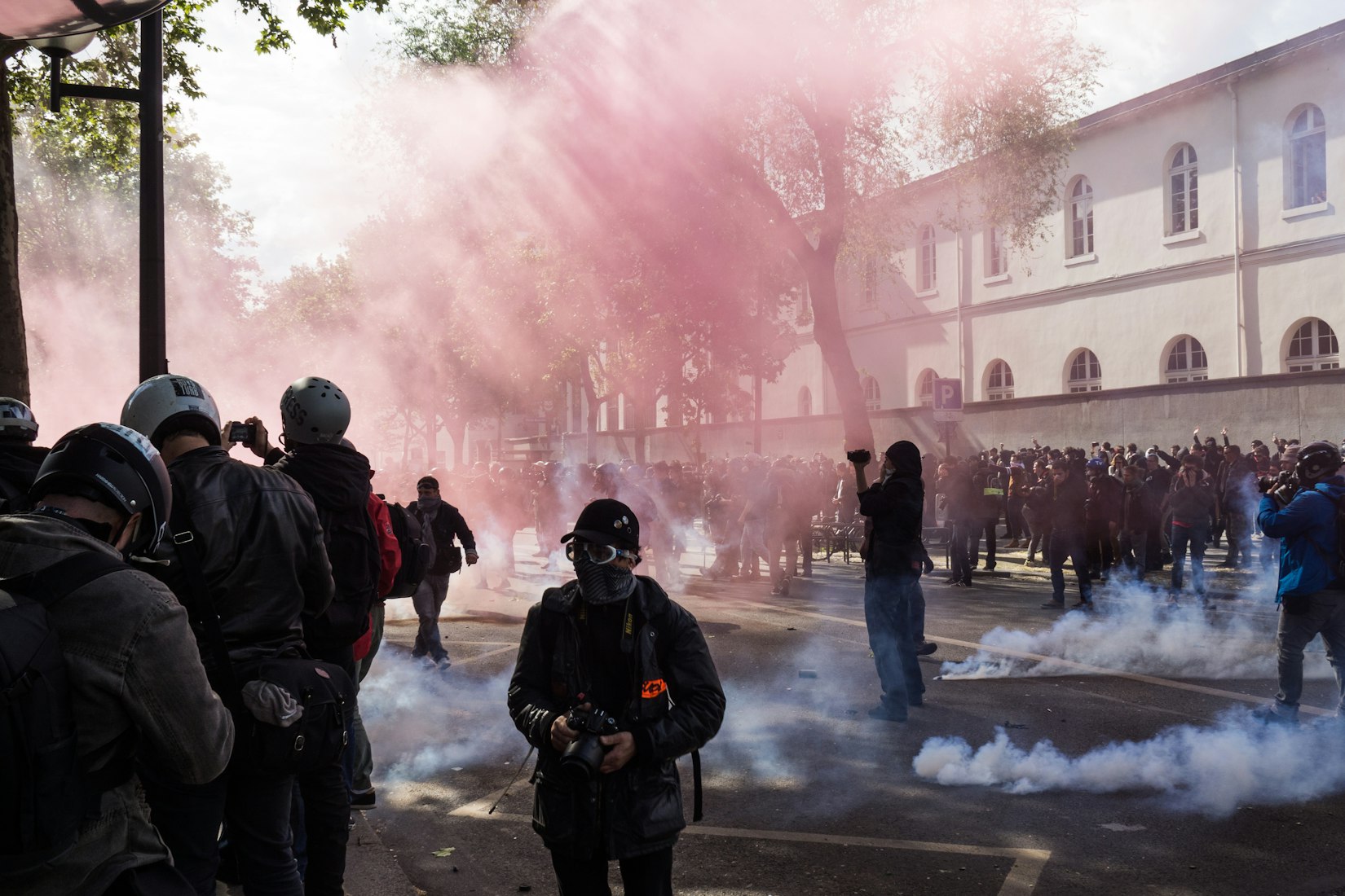A 2017 protest in Paris, France (Damien Checoury via Unsplash)