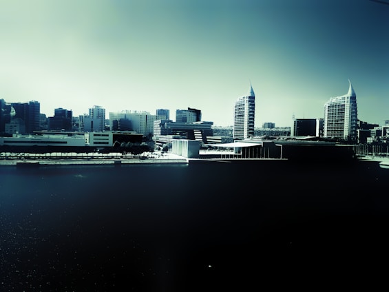 A modern city skyline representing affordable living options.