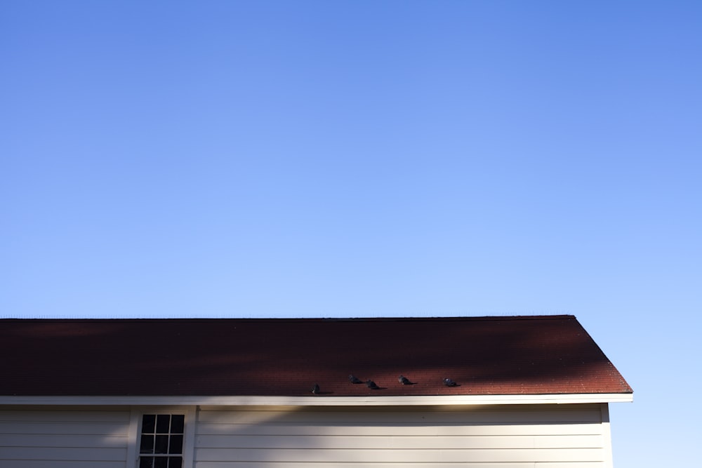 brown wooden roof