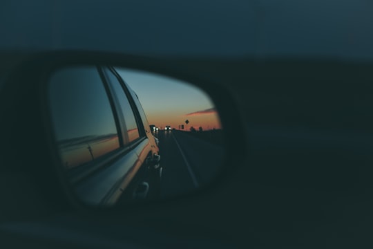 shallow focus photo of car side mirror in Indianapolis United States