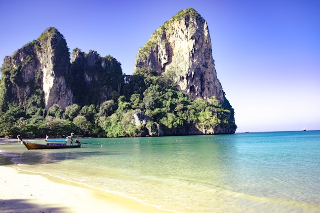 A scenic view of Thailand's coastline, ideal for diving.
