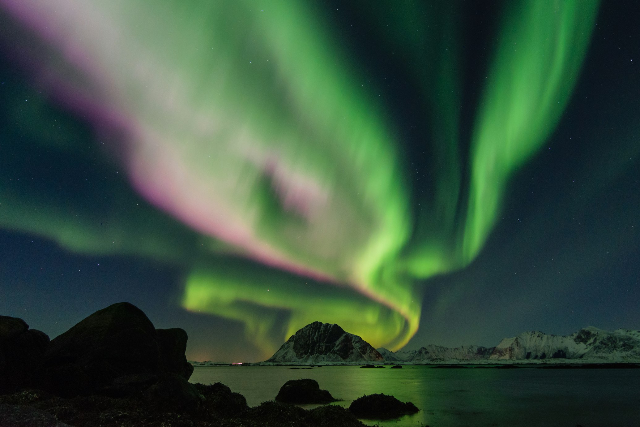 Aurora view near B&B Ire