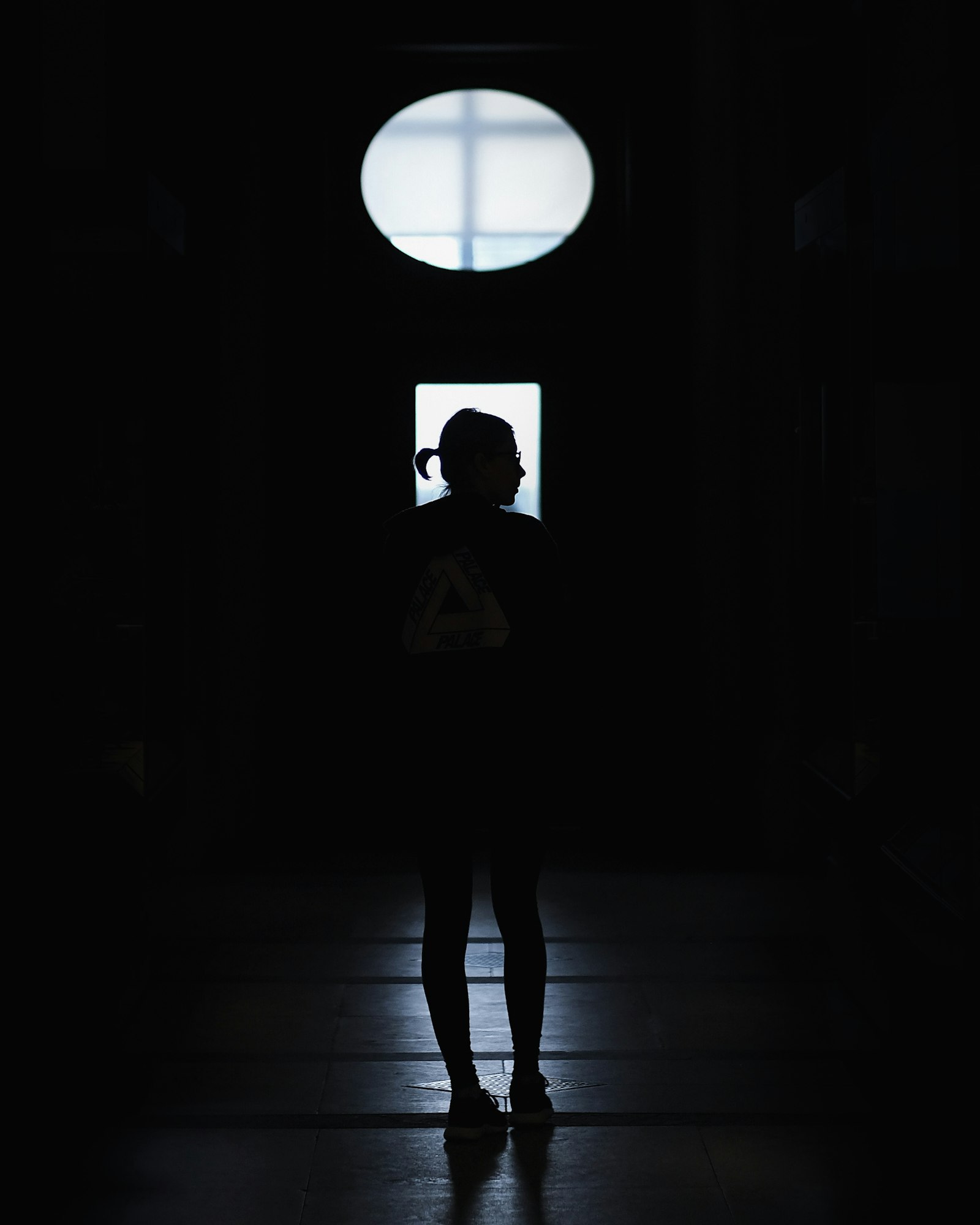 Fujifilm X-Pro2 + Fujifilm XF 56mm F1.2 R sample photo. Silhouette of a standing photography