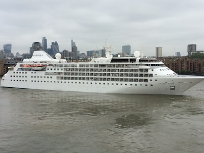 Elegant dining experience aboard a Silversea cruise ship.