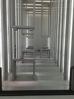 Gallery-style setup of multiple Vertan Lab frames aligned side by side with uniform spacing and subtle shadows.