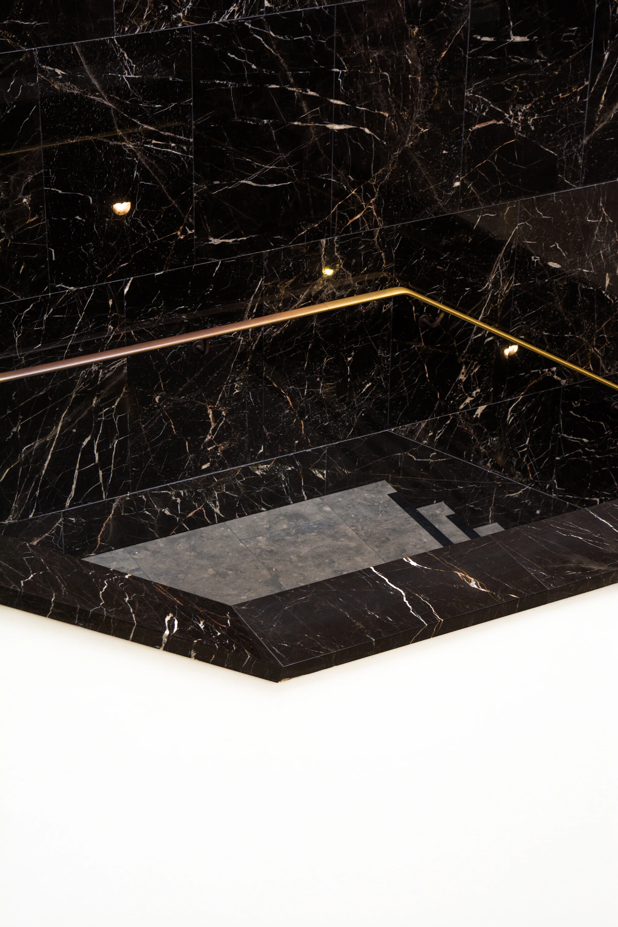 Vaucluse residence bathroom, bronze tapware