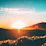 sunset over the horizon