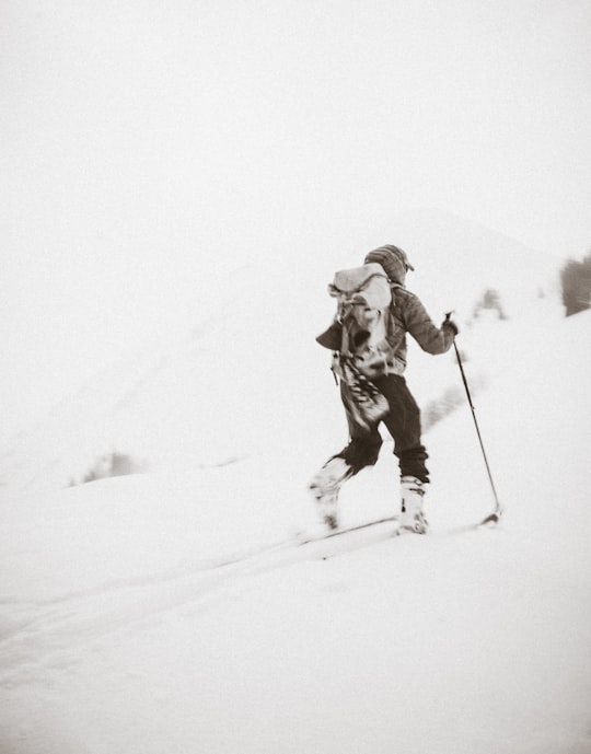 photo of La Sal Mountains Skiing near Arches National Park, Delicate Arch