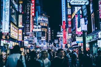people gathered on street