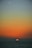 sunset over the horizon