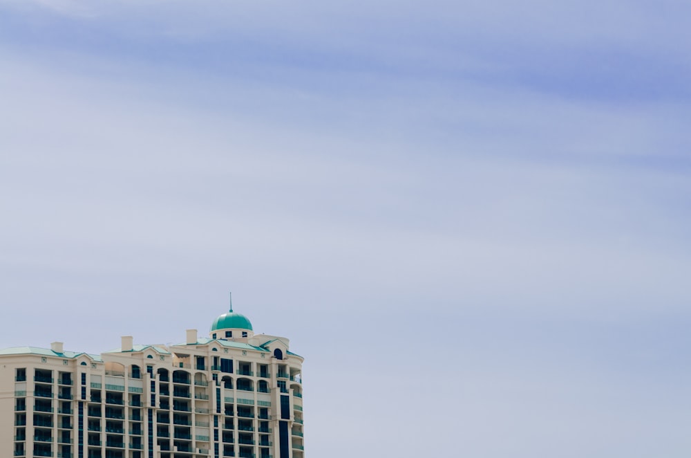 landscape photography of high rise building