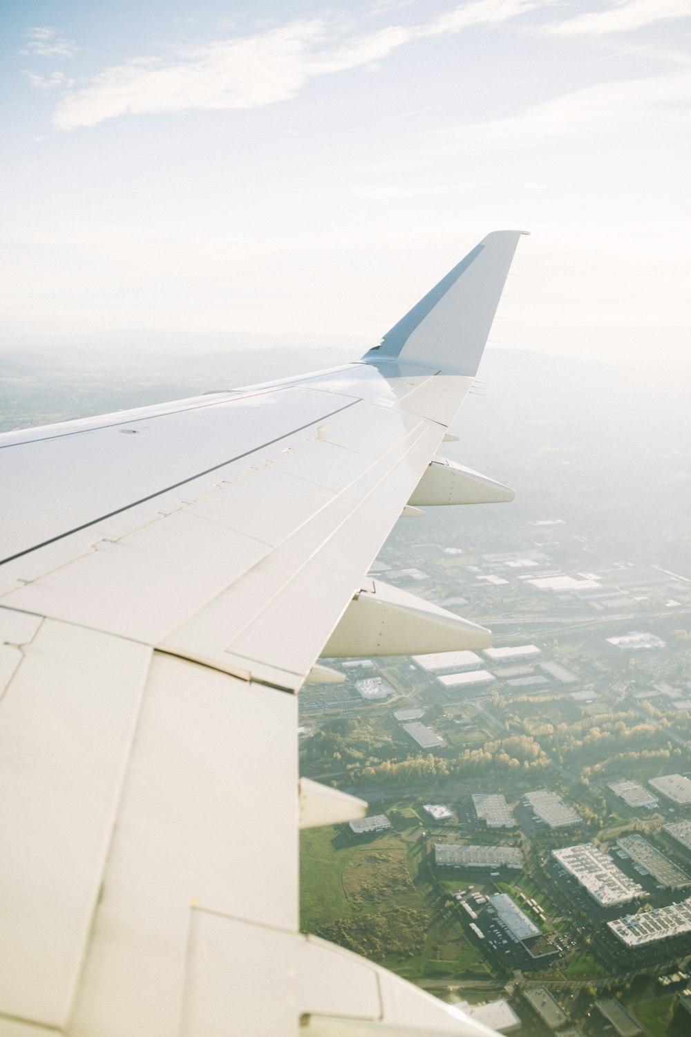 ala derecha del avión