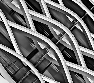 minimalist photography of spiral structure