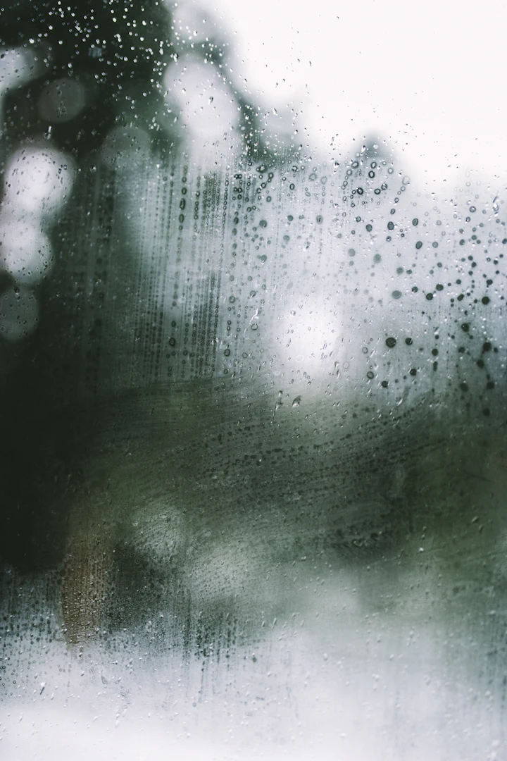 Raindrops on a window