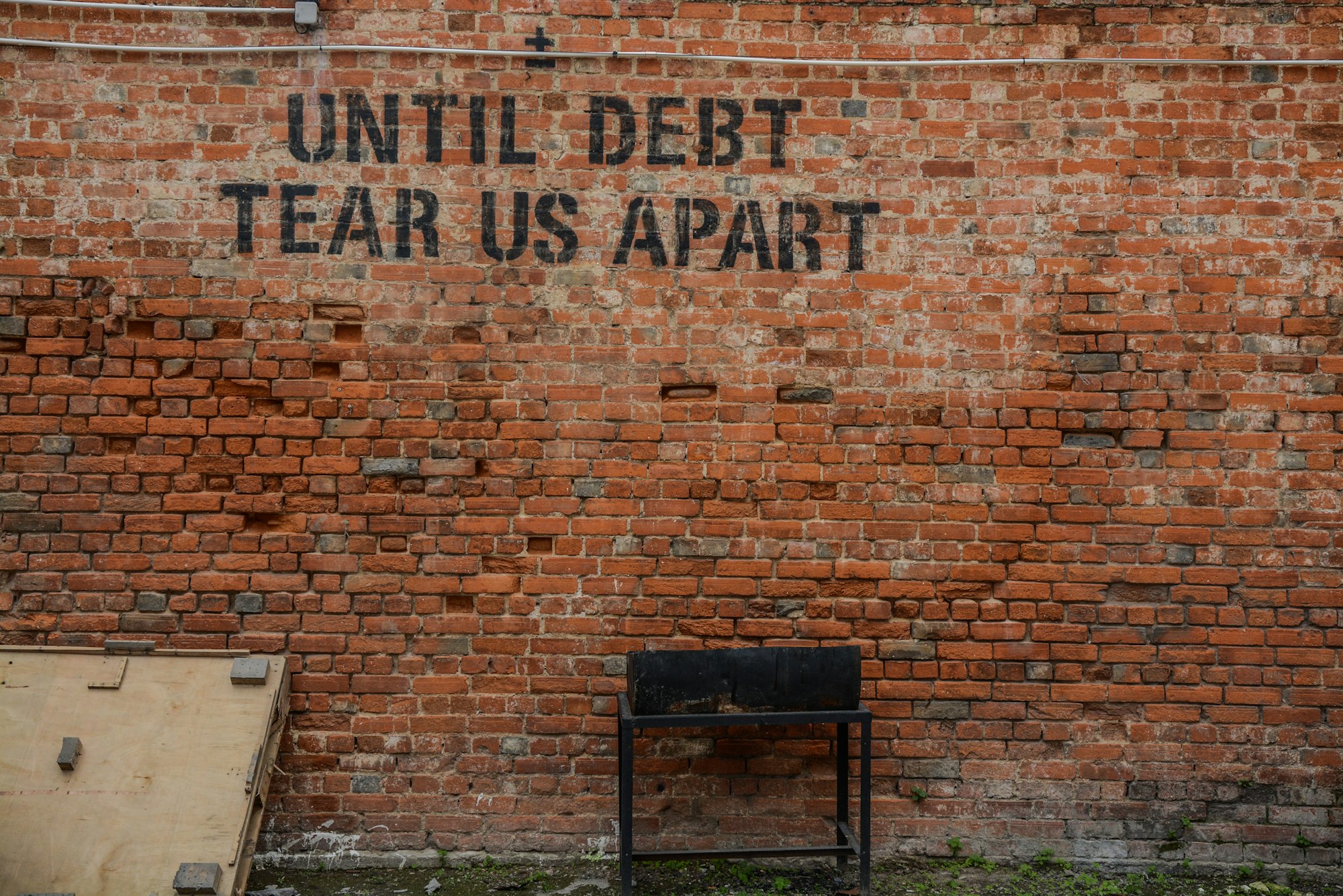 Until debt tear us apart