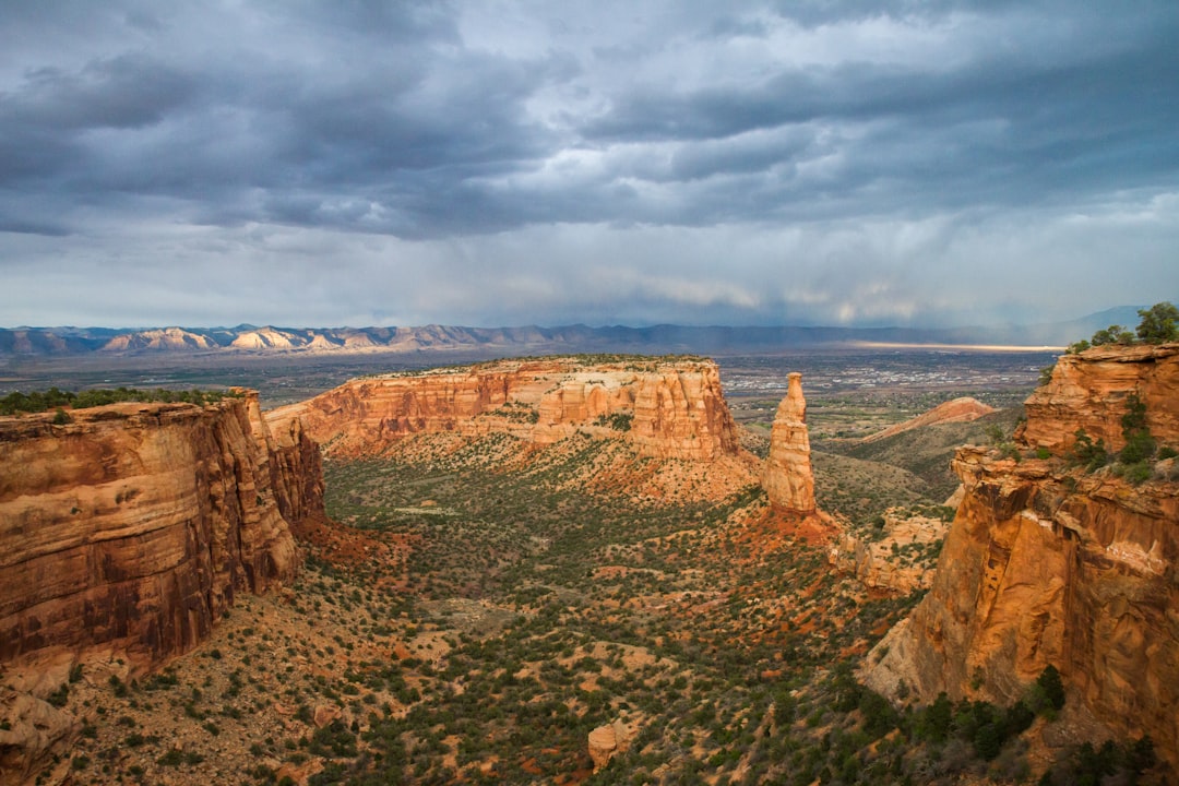 aerial photography of rocky mountain