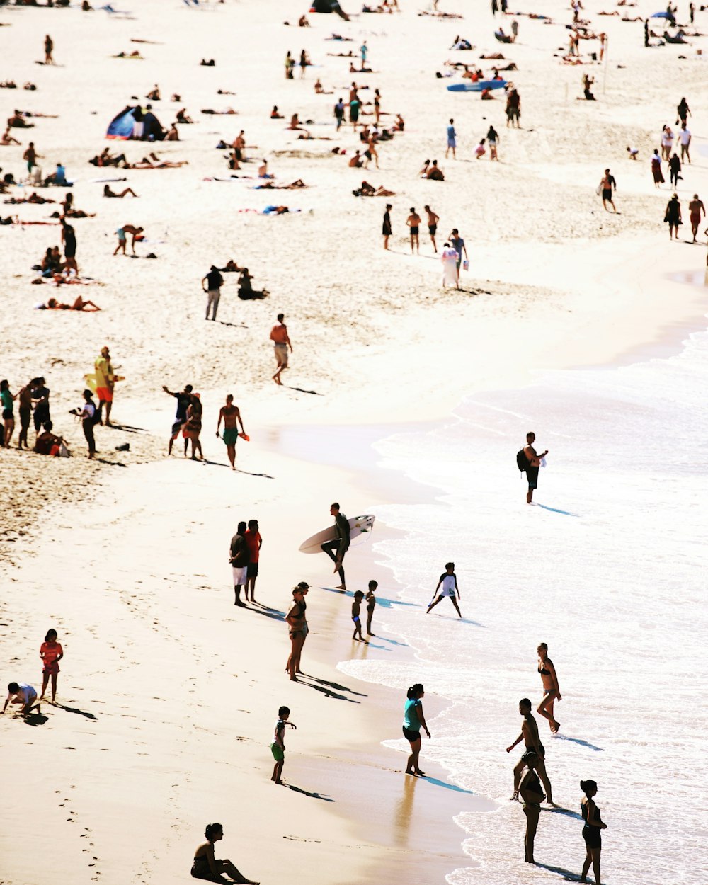 persone sulla spiaggia durante il giorno