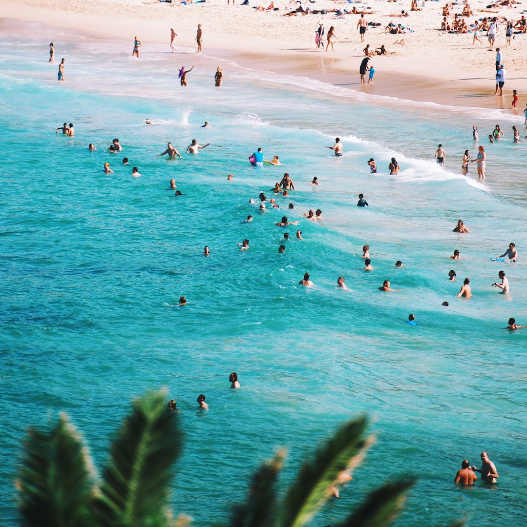 Australian tourism at beach