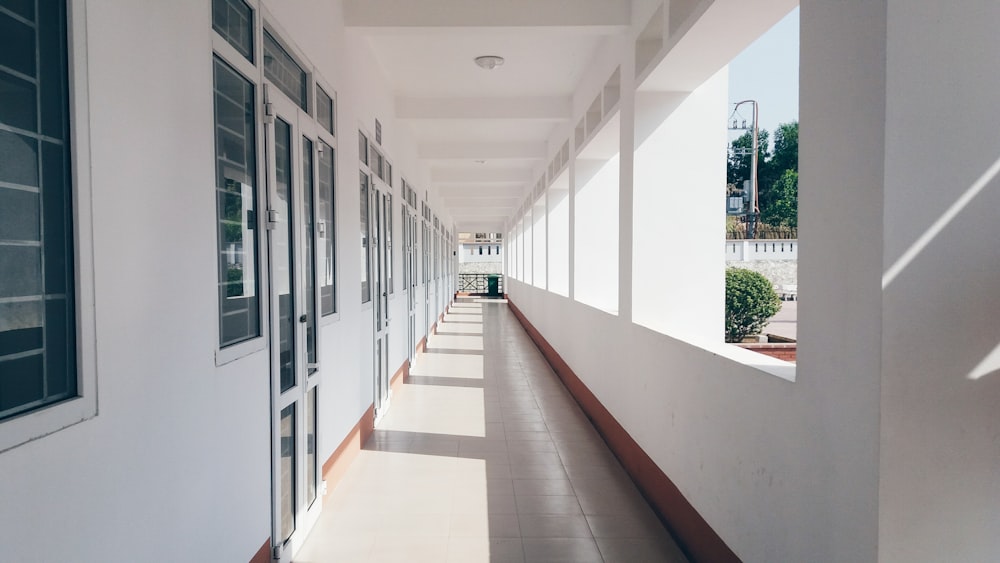 empty building hallway