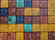 stack of cargo trailer