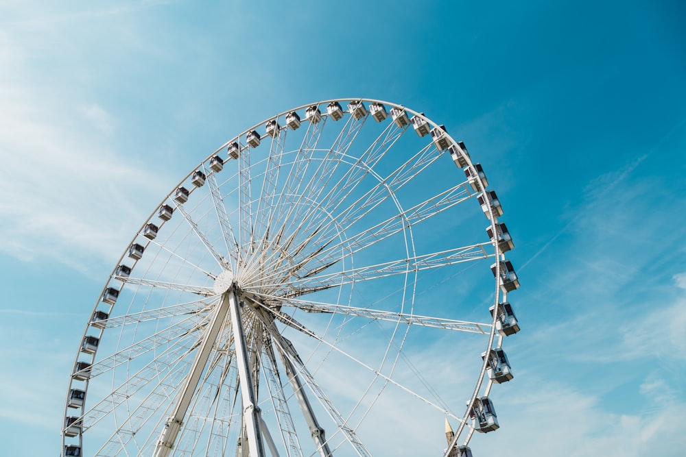 white ferris wheel