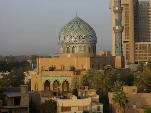 Historic Ottoman-style mosque nestled within Tripoli's ancient Medina.