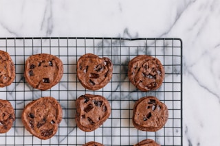 closeup photo of chocolate chip cookies