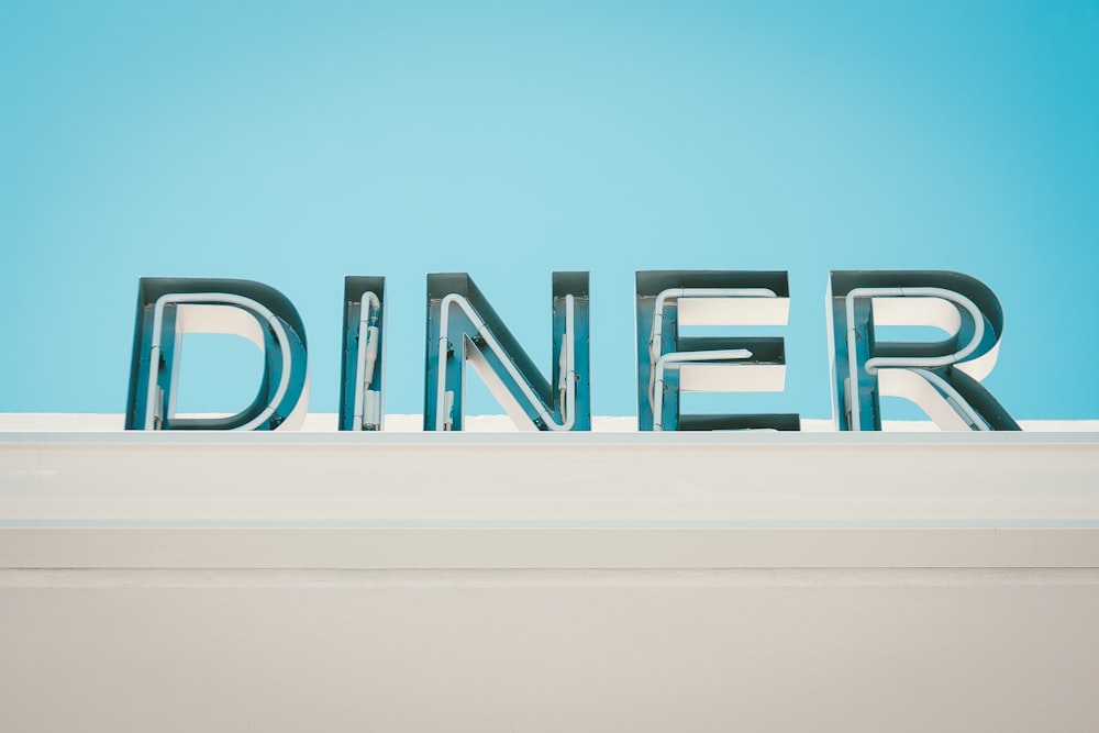 Diner signage