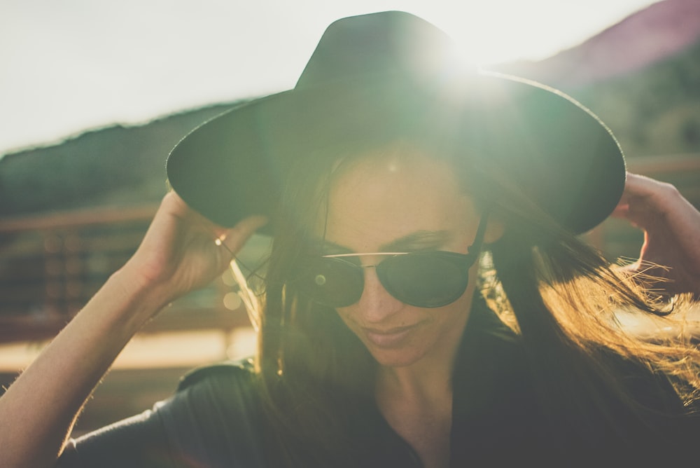 man wearing cowboy hat photo