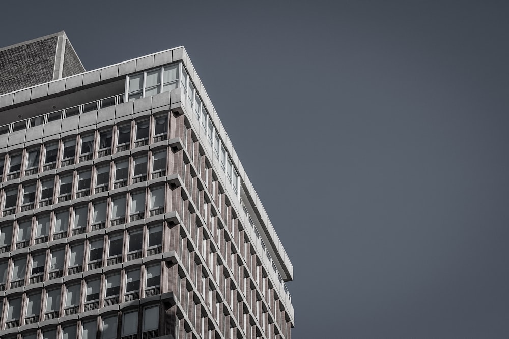 low-angle photography of high-rises building