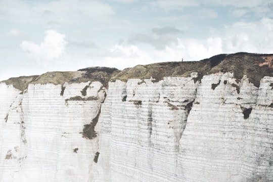 landscape photography of cliff in Étretat France