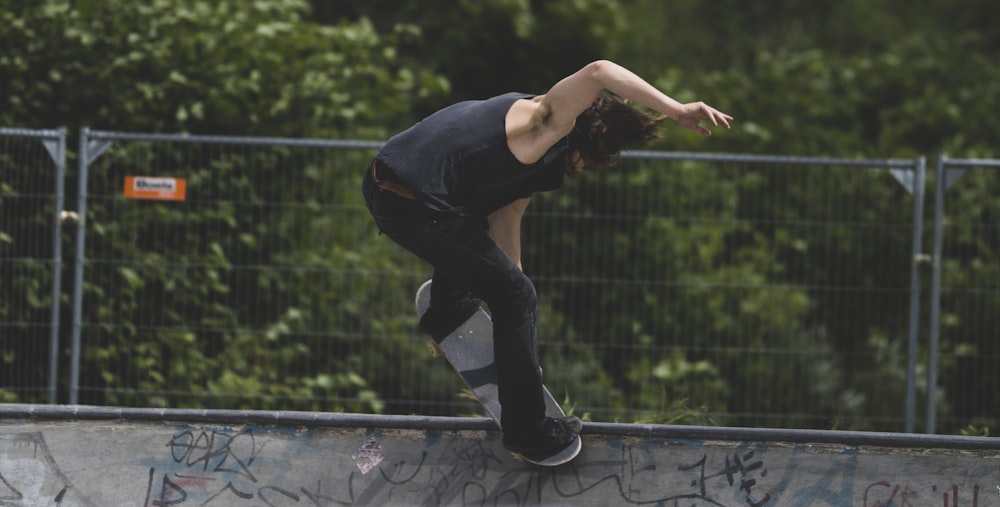 man playing skateboard