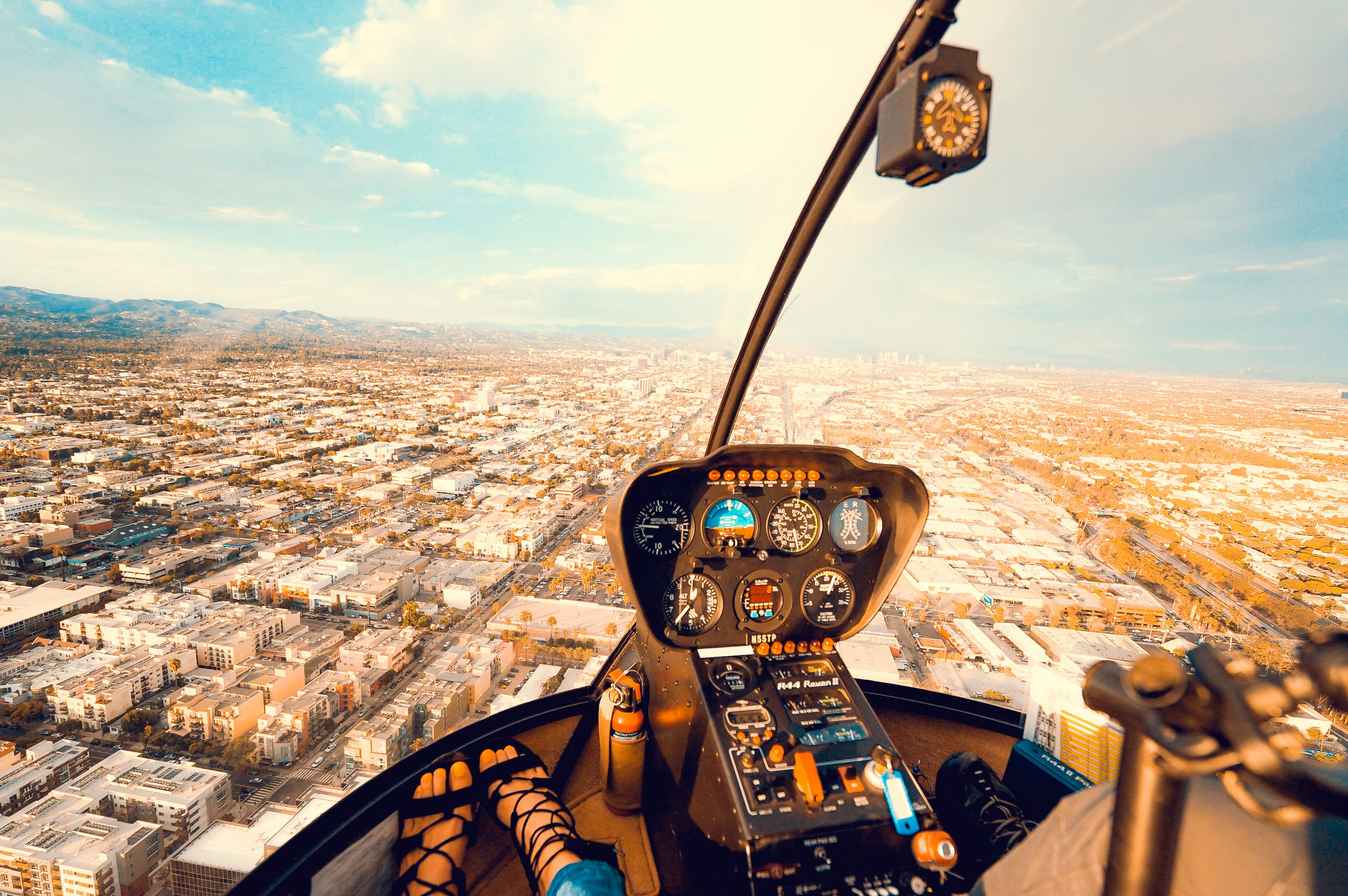 Flying Above The City