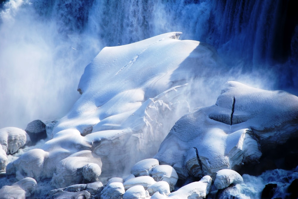 landscape photography of snowy mountain