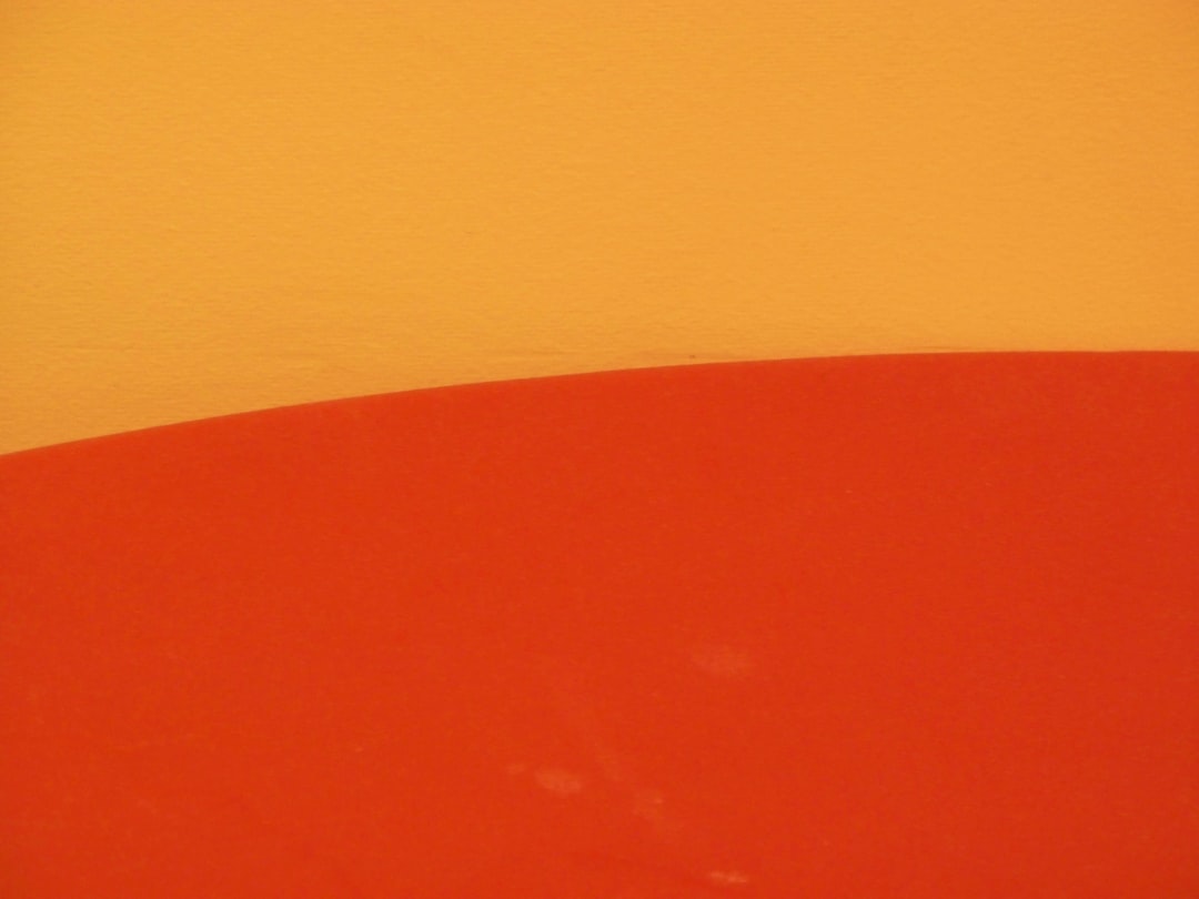 a close up of a surfboard on a wall, Level 1 Miksang shot of Color