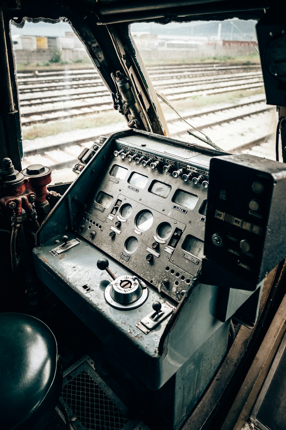 cockpit do trem