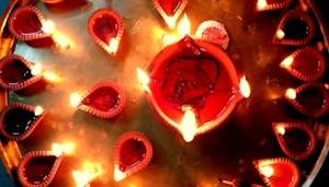 Clay Diya Set
