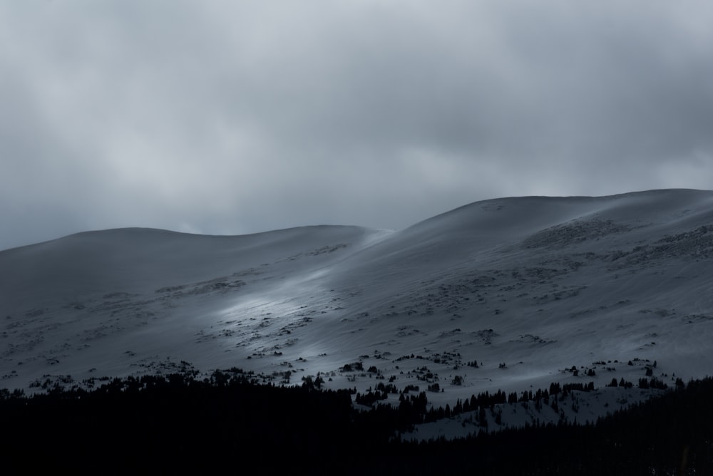 snow covered mountain