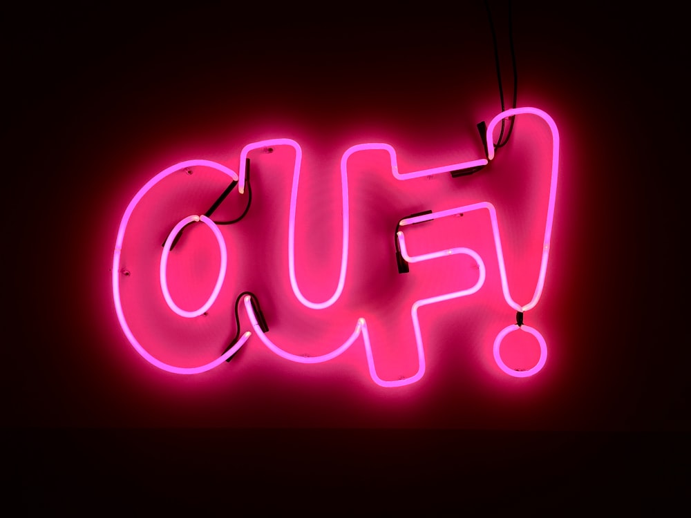 ouf light signage