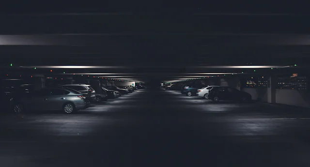 Why Malls and Offices Need a Car Park Management System — Rows of cars parked in a multi-level parking garage