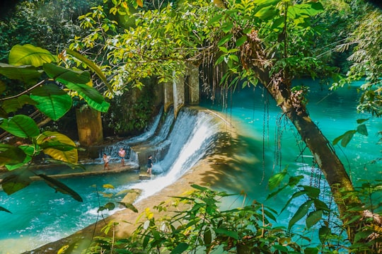 photography of dam during daytime in Badian Philippines