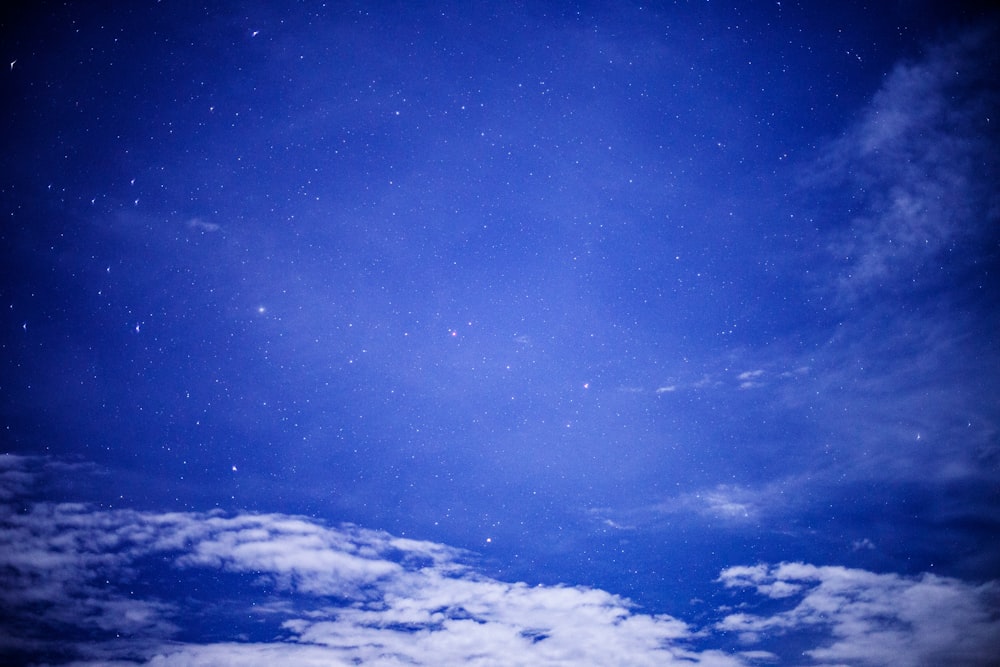 white clouds on sky