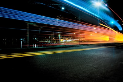 city time lapse during nighttime dynamic google meet background