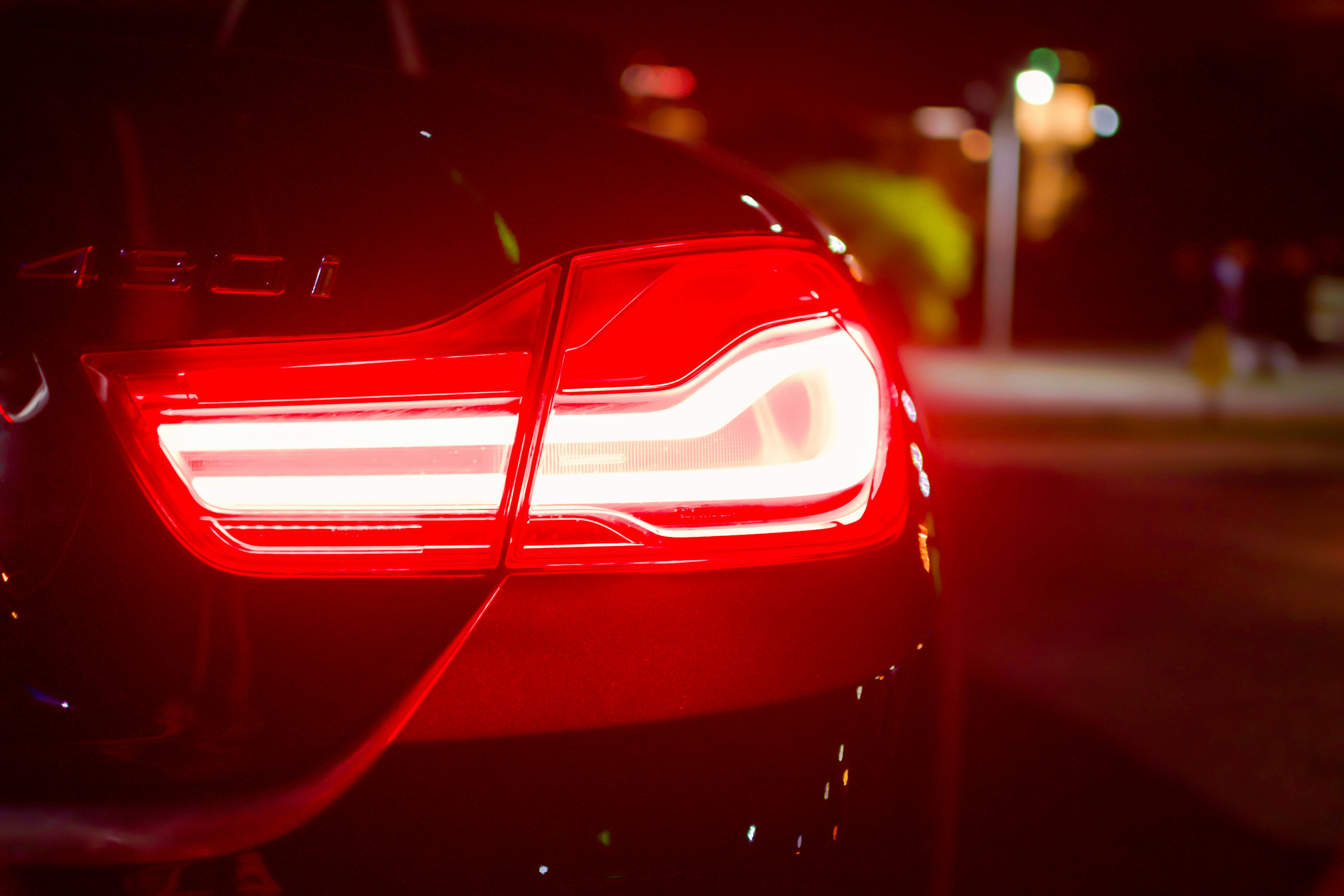 Car Light  Car Backlight  Light And Red Light Hd Photo By