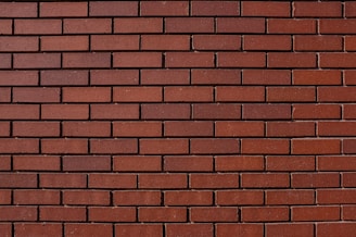 red bricks wall