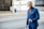 man in blue formal suit