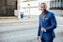 man in blue formal suit