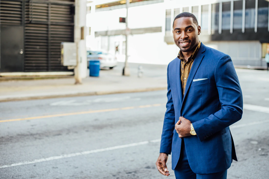 Confident business owner