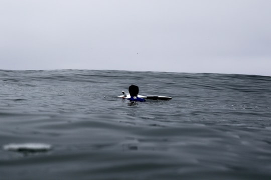 sea with ripples in Newport Beach United States